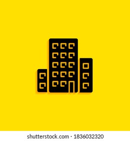 Bürogebäudesymbol. Vektorgrafik EPS10.