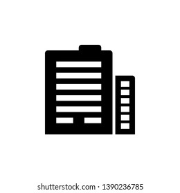 Office building. This icon use for admin panels, website, interfaces, mobile apps