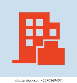 Office building trendy artwork applicable abstract vector illustration colorful valuable design.eps