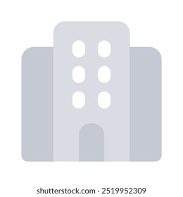 Office building vector design isolated on white background