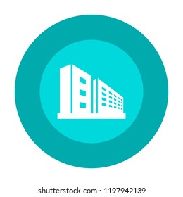 office building vector icon