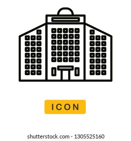 Office building vector icon