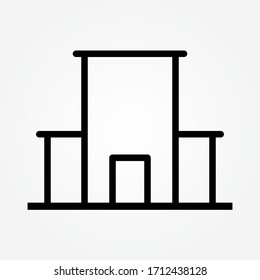 Diseño de iconos de vectores de Office Building