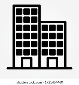 Office Building Vector Icon design
