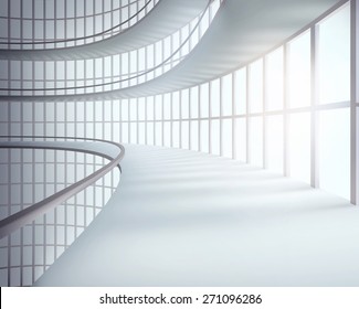 Office building. Vector illustration.