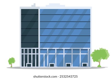 Office building Vector Building Landmark vector illustration background flat design