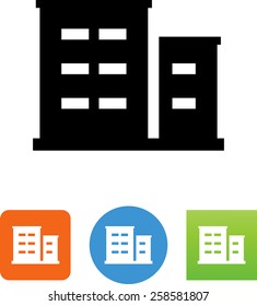 Office buildings icon
