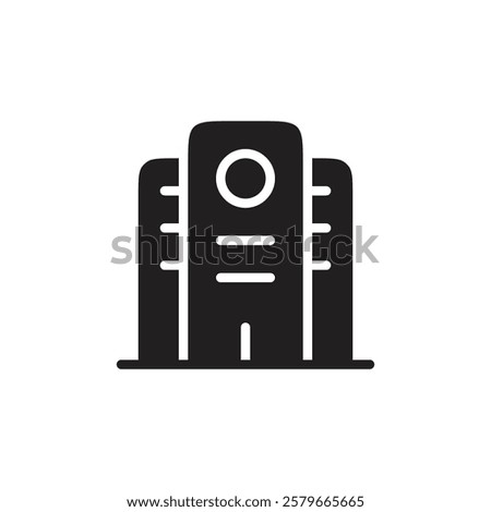 Office buildings icon web design in vector