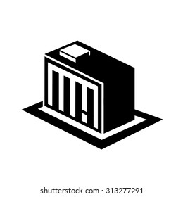 Office buildings icons