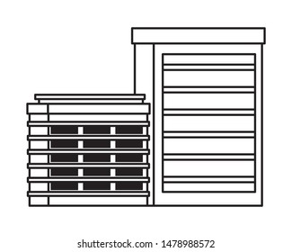Office buildings and real estates ,vector illustration graphic design.