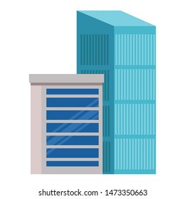Office buildings and skyscraper real estates ,vector illustration graphic design.