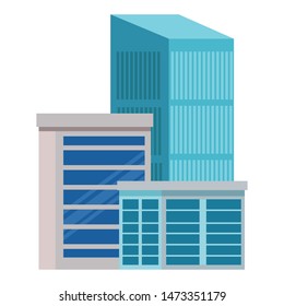 Office buildings and skyscraper real estates ,vector illustration graphic design.