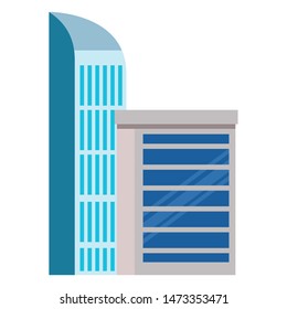 Office buildings and skyscraper real estates ,vector illustration graphic design.
