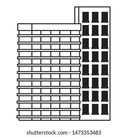 Office buildings and skyscraper real estates ,vector illustration graphic design.