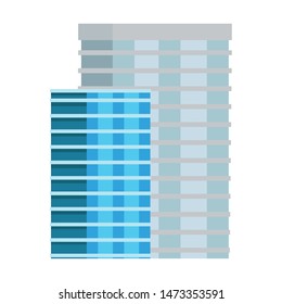 Office buildings and skyscraper real estates ,vector illustration graphic design.