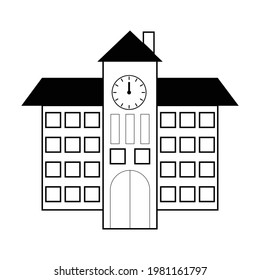 office bulding icon vector illustration 