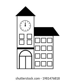 Büromotiv-Symbol, Vektorgrafik