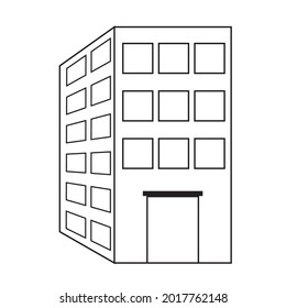 office bulding icon vector illustration