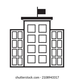 office bulding icon vector illustration