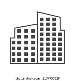 office bulding icon vector illustration