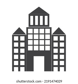 office bulding icon vector illustration