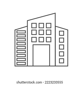 office bulding icon vector illustration