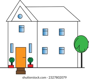 office bulding icon vector illustration