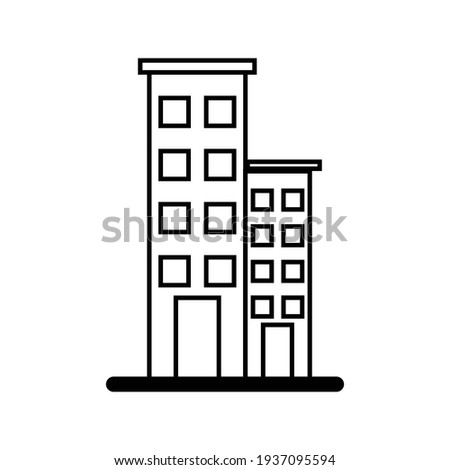 office bulding icon vector illustration