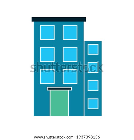 office bulding icon vector illustration