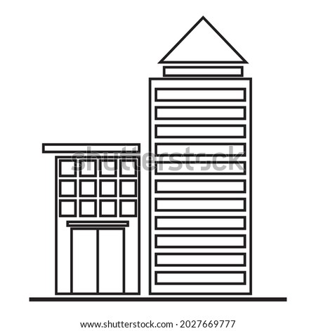 office bulding icon vector illustration