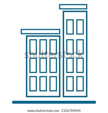 office bulding icon vector illustration