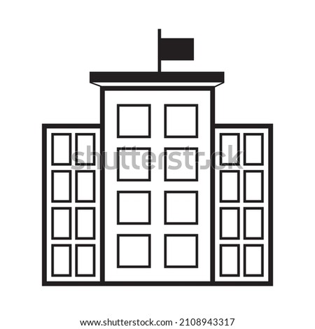 office bulding icon vector illustration