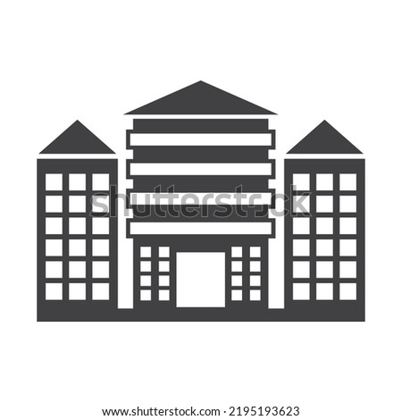 office bulding icon vector illustration
