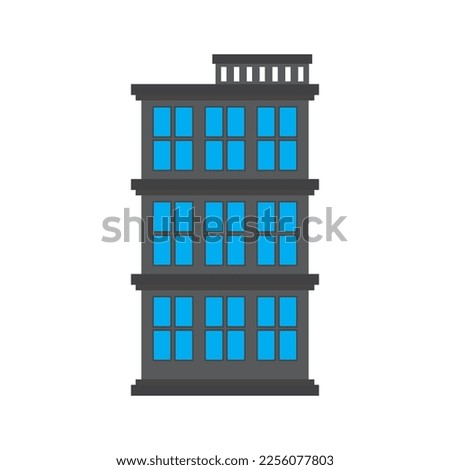 office bulding icon vector illustration