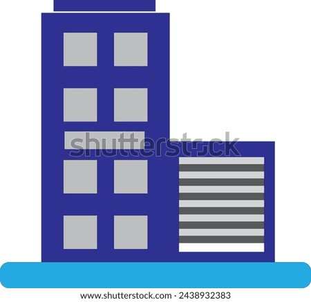 office bulding icon vector illustration