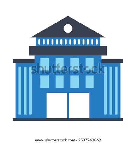 office bulding icon vector illustration