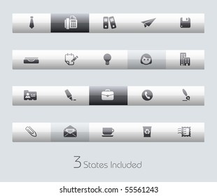 Office & Business // Classic Series +++ It includes 3 buttons states in different layers. +++