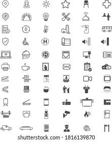 Office business design icon set 