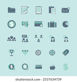 Office and Business Editable Icons set. Vector illustration in modern thin line style of business related icons: teamwork, documents, devices, and more. Pictograms and infographics for mobile apps.