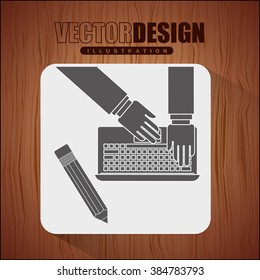 office and business icon design 