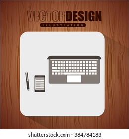 office and business icon design 
