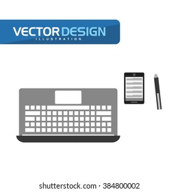 office and business icon design 