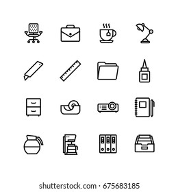 Office Business Icon Set