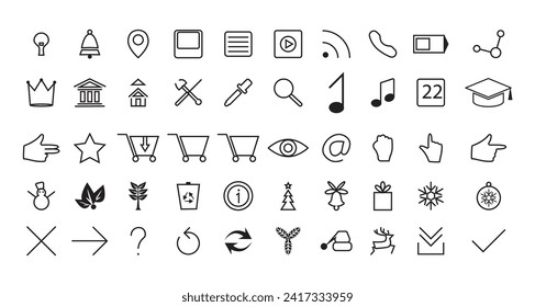 Office Business Icon Set Computer Universal Web Icons Collection