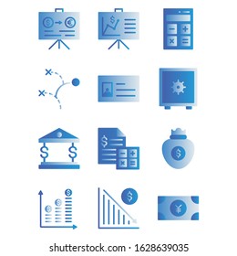 office business icon set include ,presentation,graph,calculation,plan,strategy,office,business,card,id,office,safe,banking,finance