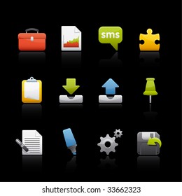 Office and Business Icon Set for multiple application in Adobe Illustrator EPS 8.