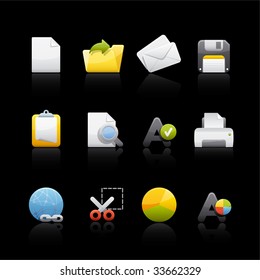 Office and Business Icon Set for multiple application in Adobe Illustrator EPS 8.