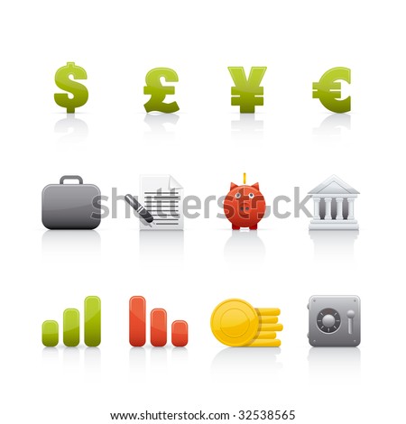 Office & Business Icon Set for multiple applications. In Adobe Illustrator EPS 8.