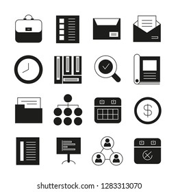 office and business icons