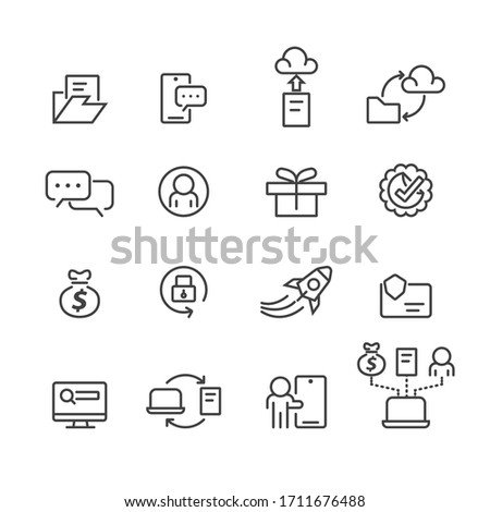 Office and Business icons set,Vector